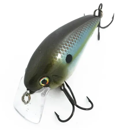 Strike King square bill Crankbait, Azul metálico, 6cm, #6755