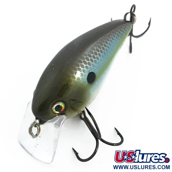 Strike King square bill Crankbait, Azul metálico, 6cm, #6755