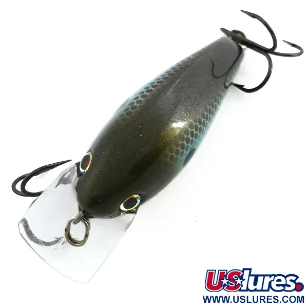 Strike King square bill Crankbait, Azul metálico, 6cm, #6755
