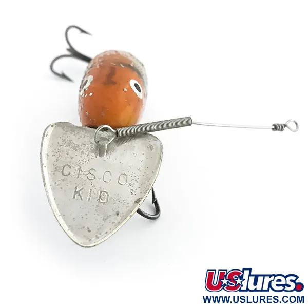 Suick Cisco Kid Señuelo, Naranja/Amarillo, 10g, Purpurina, #6756