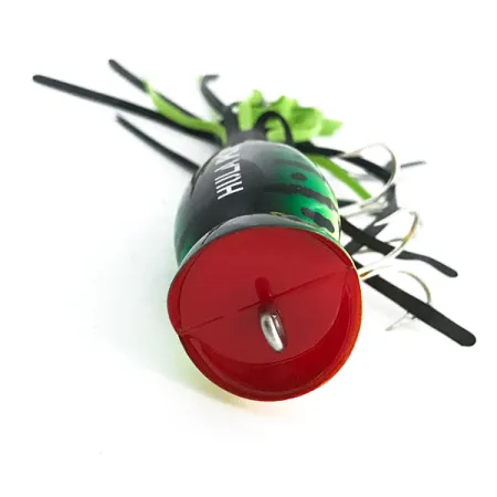 Fred Arbogast Hula Popper Señuelo Superficie, Fire Tiger, 10g, #6760