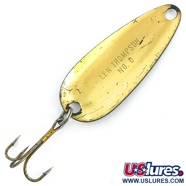 Len Thompson #0 Cucharilla, Verde/Negro/Oro, 17g, Clásico, #6765