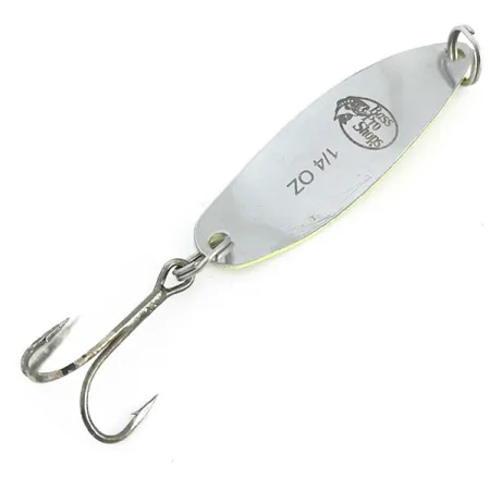 Bass Pro Shops Demon Dancer Cucharilla, Chartreuse/Níquel, 7g, UV, #6771