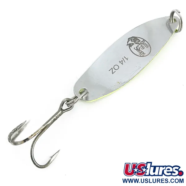 Bass Pro Shops Demon Dancer Cucharilla, Chartreuse/Níquel, 7g, UV, #6771
