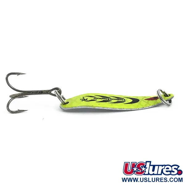 Bass Pro Shops Demon Dancer Cucharilla, Chartreuse/Níquel, 7g, UV, #6771