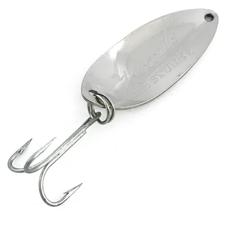 Luhr Jensen Krocodile Stubby Cuchara, Níquel / Azul, 14g, USA, #6774