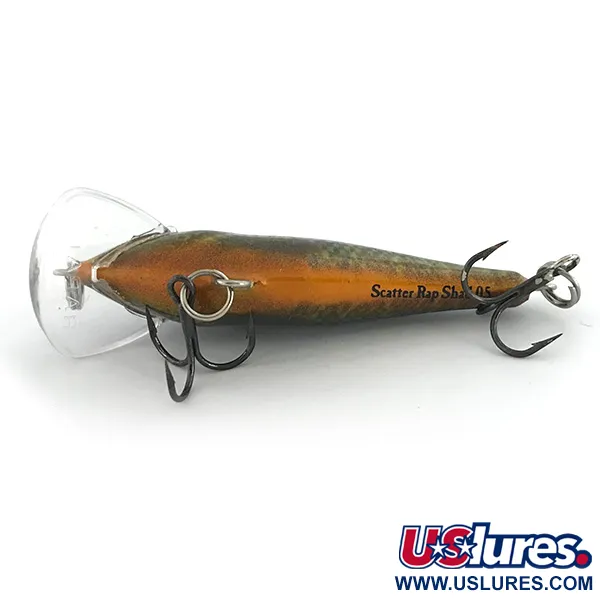 Rapala Scatter Rap Shad SCRS05 Señuelo, BGL, 5g, Madera Balsa, #6788