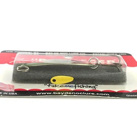 Bay de Noc Do-Jigger 1 Cucharilla, Níquel/Verde/Rojo/Amarillo, 4,7g, #1DJNGN