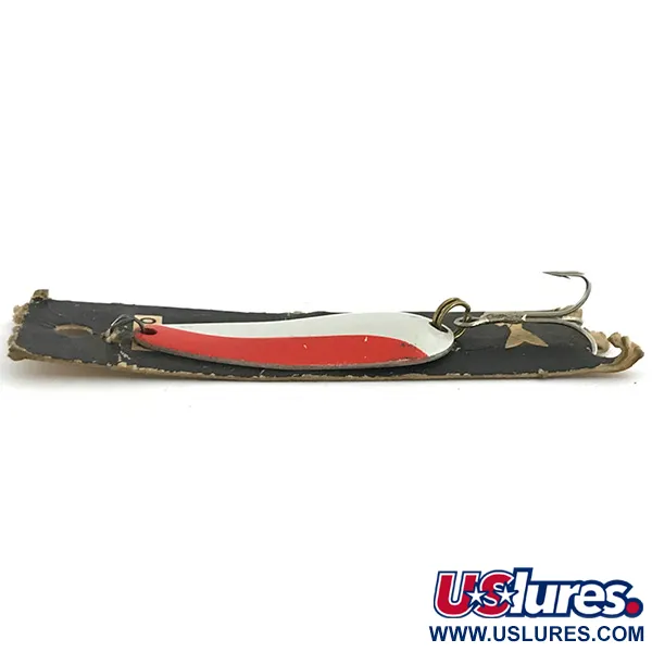 Nebco FlashBait 266 Cucharilla, Rojo / Blanco / Níquel, 10g, Simple, #6801