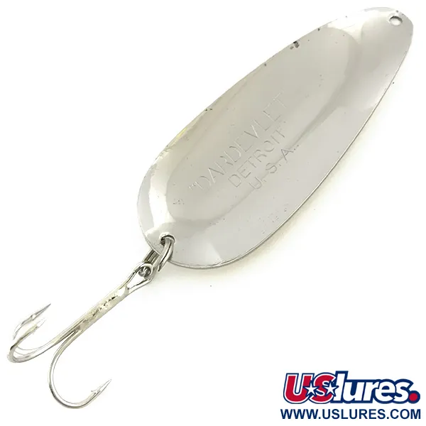 Dardevle Dardevlet Cucharilla, Oro/Níquel, 21g, Lance largo, #6804