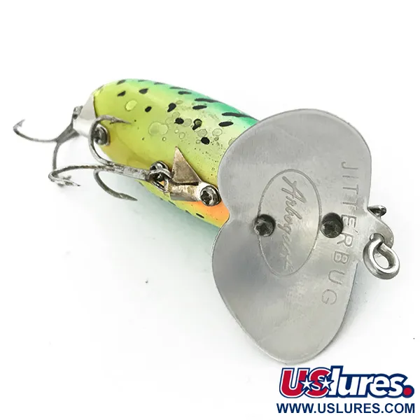 Fred Arbogast Jitterbug Señuelo Topwater, Fire Tiger, 10g, #6808