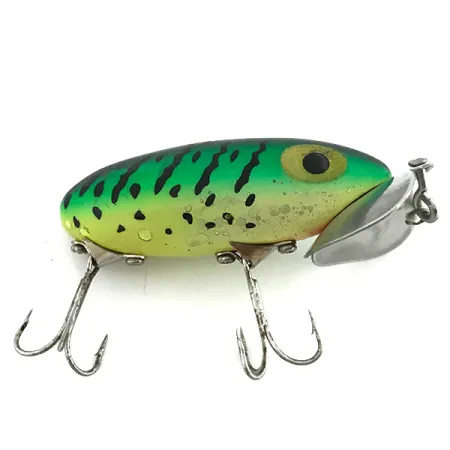 Fred Arbogast Jitterbug Señuelo Topwater, Fire Tiger, 10g, #6808