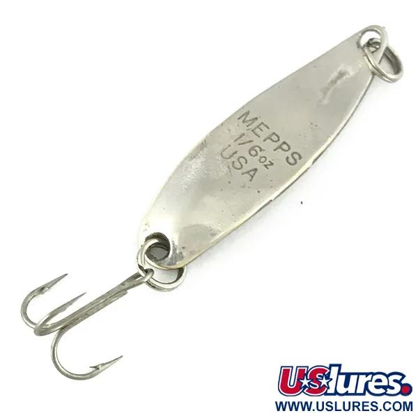 Mepps Syclops 00 Cucharilla, Plata, 4,5g, Escamado, #6820