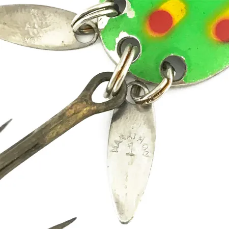 Marathon (with sonic blades) Cucharilla, Verde, 6cm, Luminiscente, #6821