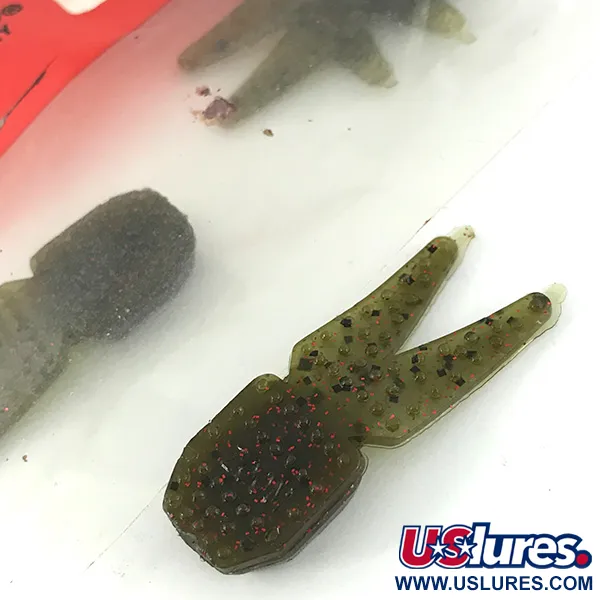 Zoom Tiny Salty Chunk, Green Pumpkin Red, señuelo blando #6831