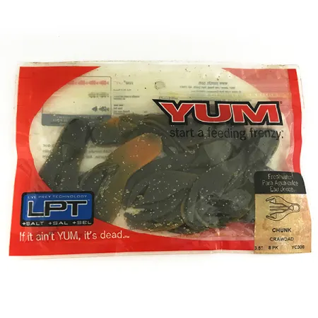 YUM Yum Chunk Vinilos, Crawdad, 9cm, Tecnología LPT, #6835