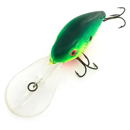 Mann's Depth Plus Ol' Homer Crankbait, Amarillo / Verde, 8 cm, #6862