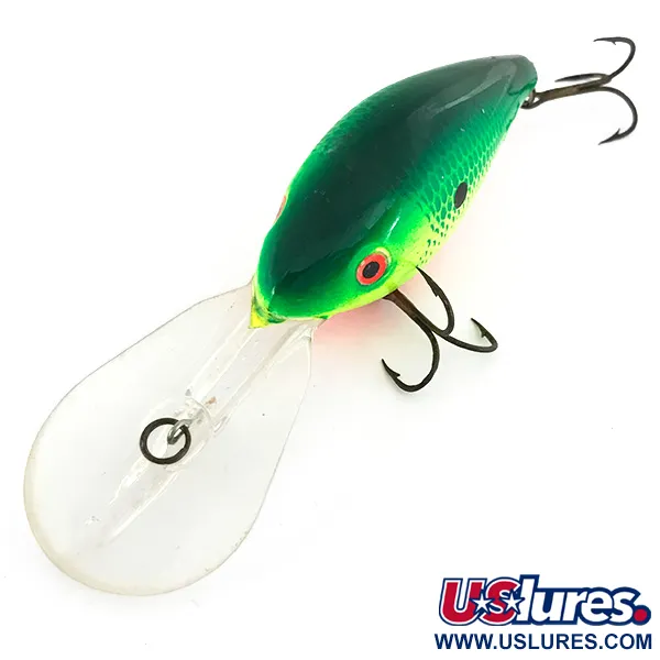 Mann's Depth Plus Ol' Homer Crankbait, Amarillo / Verde, 8 cm, #6862