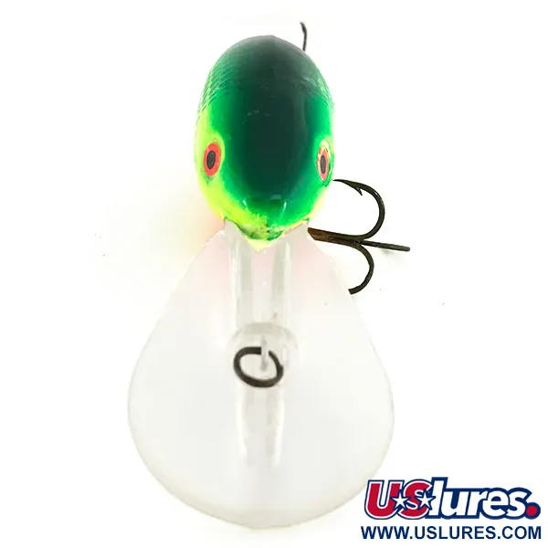 Mann's Depth Plus Ol' Homer Crankbait, Amarillo / Verde, 8 cm, #6862