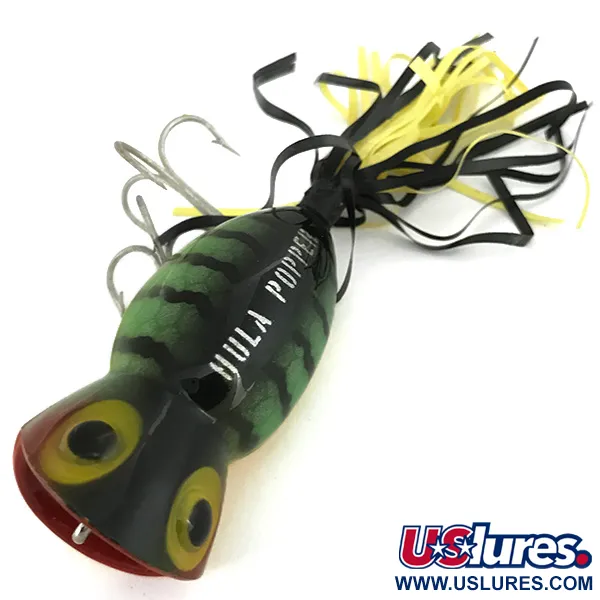 Fred Arbogast Hula Popper Señuelo Superficie, Perch, 14g, #6863