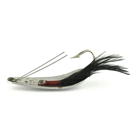 Weezel bait Rex Spoon Cucharilla, Níquel / Negro, 12,5g, #6879