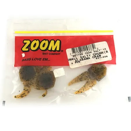 Zoom Small Salty Chunk Vinilo, Alabama Craw, 6,5cm, Jig Trailer, #6894