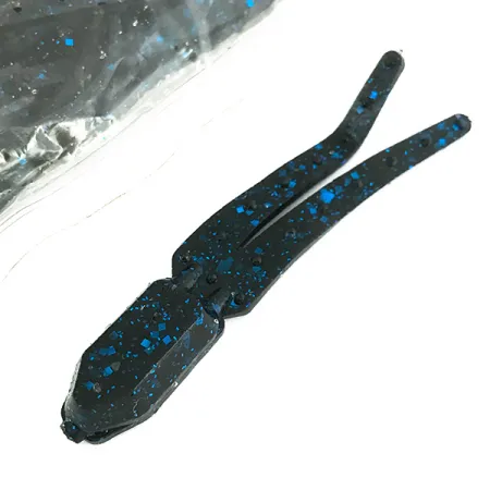 Zoom Skinny Chunk, Black / Blue Glitter, Vinilo para Jig #6895