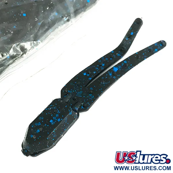 Zoom Skinny Chunk, Black / Blue Glitter, Vinilo para Jig #6895