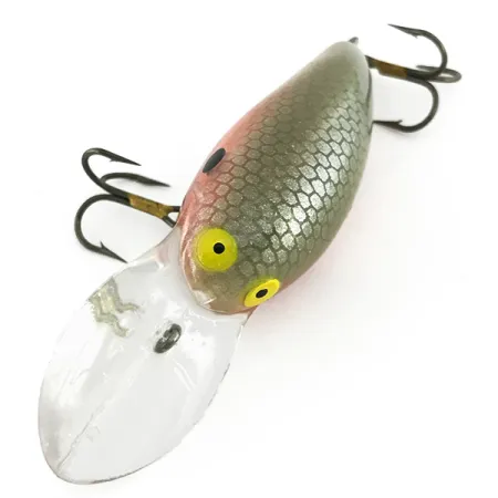 Bomber model 6A Crankbait, Perla Negra, 11g, Sonajeros, #6899