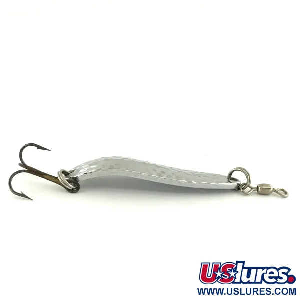 Luhr Jensen Krocodile Die #3 Cucharilla, Níquel martilleado, 14g, #6914