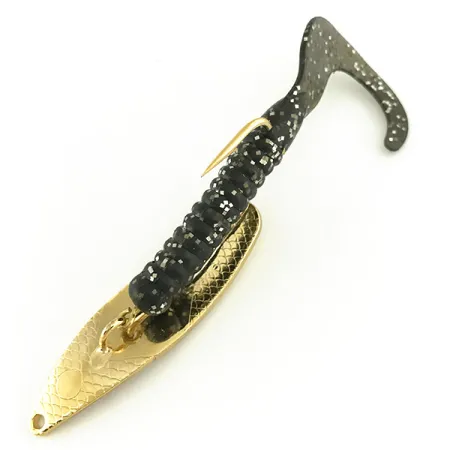 Mepps Timber Doodle 0 Cucharilla Anti-Enganche, Oro / Negro, 8g, #6915