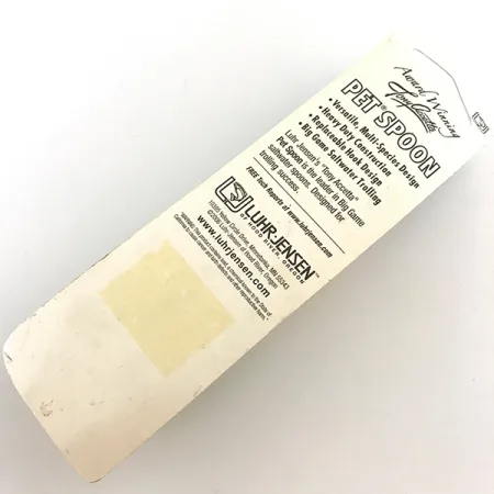 Luhr Jensen Pet Spoon 13 Cucharilla, Níquel, 5g, Anzuelo recamb., #6924