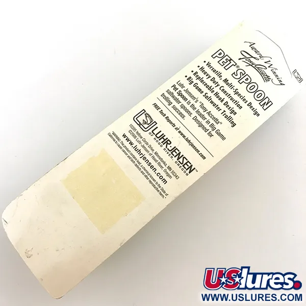 Luhr Jensen Pet Spoon 13 Cucharilla, Níquel, 5g, Anzuelo recamb., #6924