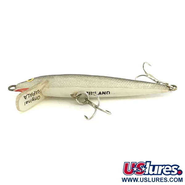 Rapala Original Floater F7 Señuelo, Plateado, 4g, Balsa, #6940