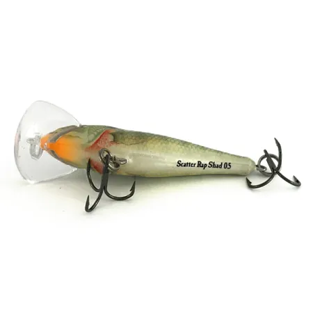 Rapala Scatter Rap Shad SCRS05 Señuelo, Perca, 5g, Scatter Lip, #6941