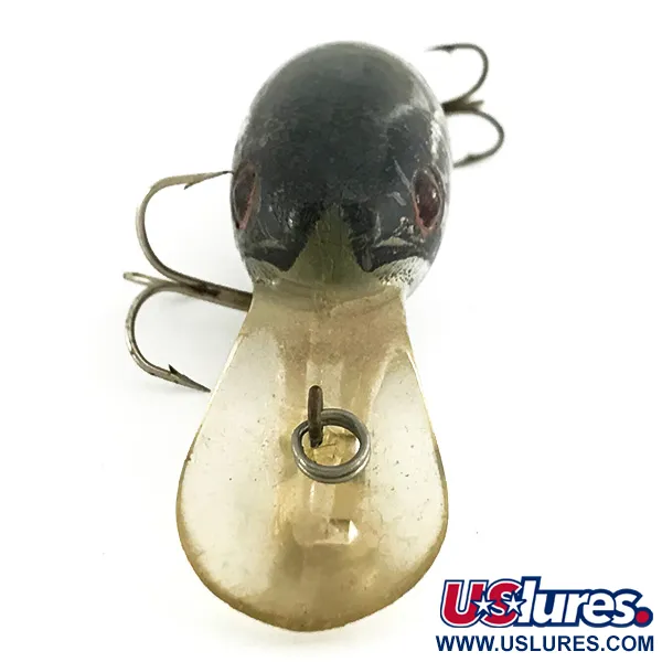 Cotton Cordell Big O Crankbait, Black/Silver/Gold, 10g, Flotante, #6944