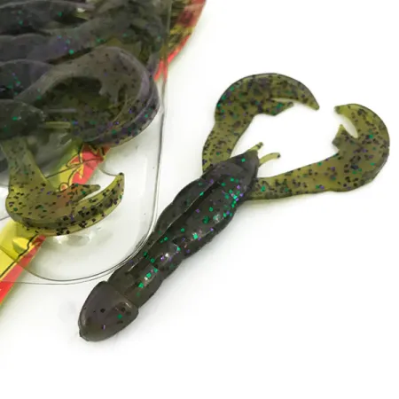 Strike King Rage Tail Vinilo, Hard Candy, 10cm, Aroma café, #6958