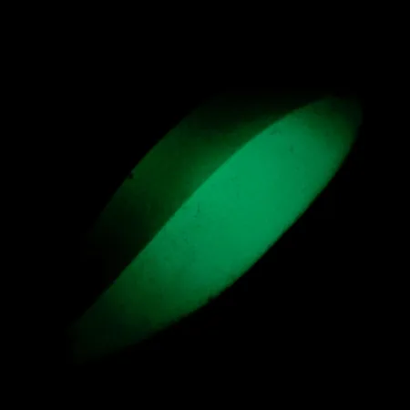 Cucharilla Seneca Little Cleo (Hula Girl) Glow, Blanco/Verde/Níquel, 18g, #6969