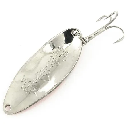 Seneca Little Cleo (Hula Girl) Cucharilla, Rojo / Níquel, 14g, #6975