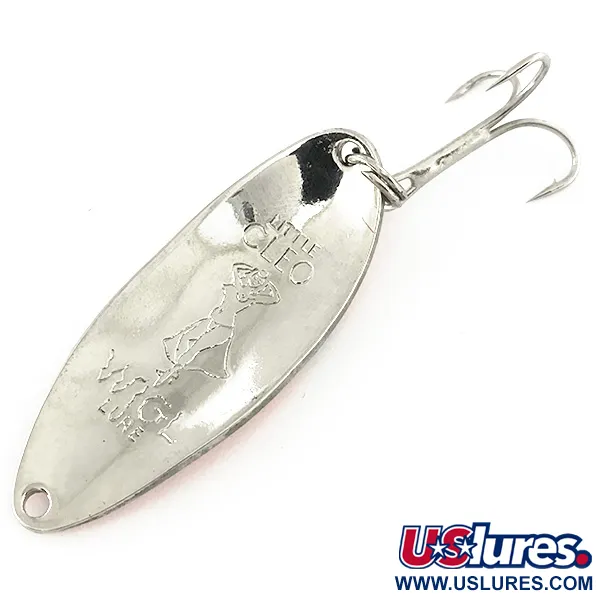 Seneca Little Cleo (Hula Girl) Cucharilla, Rojo / Níquel, 14g, #6975