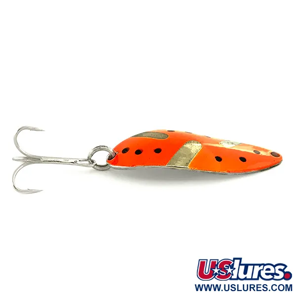 Seneca Little Cleo (Hula Girl) Cucharilla, Rojo / Níquel, 14g, #6975