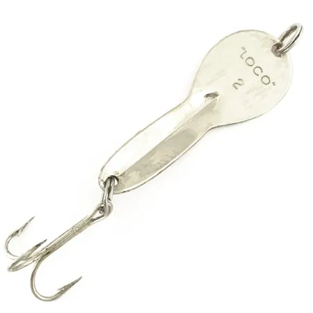 Loco 2 Glen Evans UV Cucharilla, Rojo/Níquel UV Glow, 7g, UV, #6985