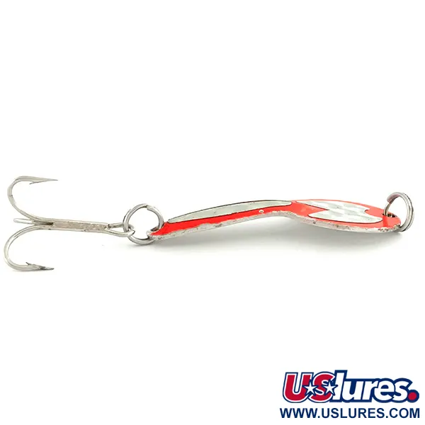 Loco 2 Glen Evans UV Cucharilla, Rojo/Níquel UV Glow, 7g, UV, #6985