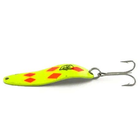 Dardevle Cop-E-Cat 7300 UV Cucharilla, Amarillo Fluo/Níquel, 10g, #6988