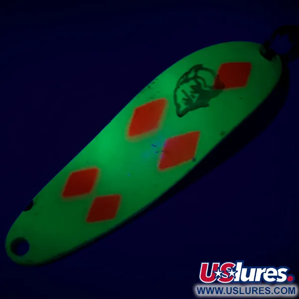 Dardevle Cop-E-Cat 7300 UV Cucharilla, Amarillo Fluo/Níquel, 10g, #6988