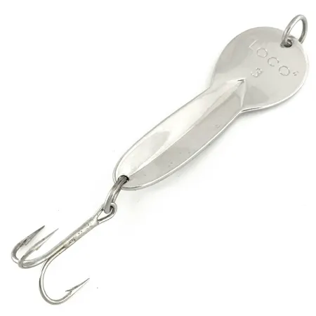 Luhr Jensen Loco 3 Cucharilla Ondulante, Níquel, 17g, niquelado, #7000