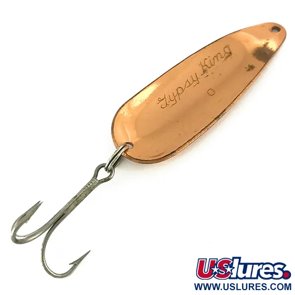 Weller Gypsy King 0 Cucharilla, Cobre, 11g, Vintage, #7022