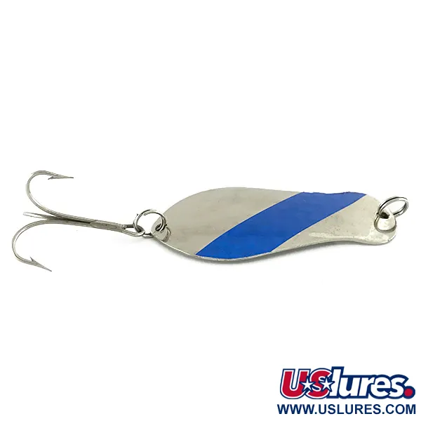 K-B Bait K-B Spoon 2 Cucharilla, Níquel / Azul, 14g, Sello USA, #7026