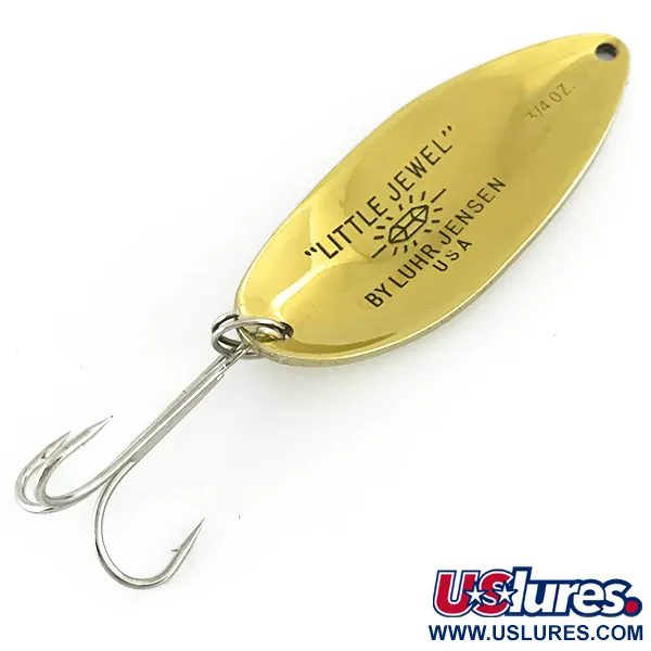 Luhr Jensen Little Jewel Cucharilla, Oro, 21g, Vintage USA, #7028