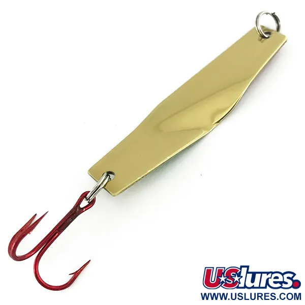 Z-RAY Lures Z-Ray Model 125 Cucharilla, Oro/Rojo/Verde, 11g, #7031